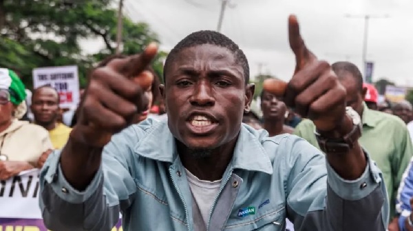 Protesters are railing against the high cost of living and what they say is "bad governance" Protesters are railing against the high cost of living and what they say is "bad governance"