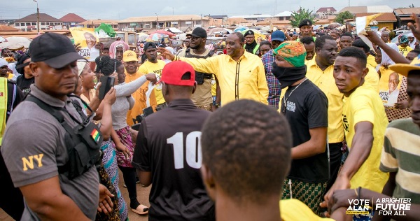 Alan Kwadwo Kyerematen on campaign tour in Bono regions Alan Kwadwo Kyerematen on campaign tour in Bono regions