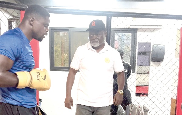 Azumah Nelson (right) will be at the corner of Freezy MacBones during the fight Azumah Nelson (right) will be at the corner of Freezy MacBones during the fight