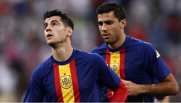 Spain captain Alvaro Morata and team-mate Rodri have been banned for one game by UEFA after they chanted "Gibraltar is Spanish" Spain captain Alvaro Morata and team-mate Rodri have been banned for one game by UEFA after they chanted "Gibraltar is Spanish"