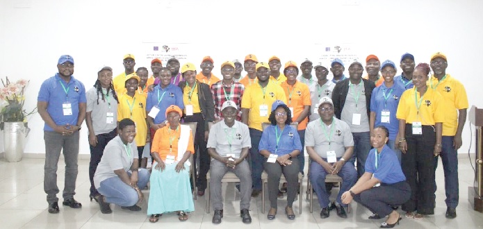 Participants in the launch of the Ghana Living Lab Participants in the launch of the Ghana Living Lab