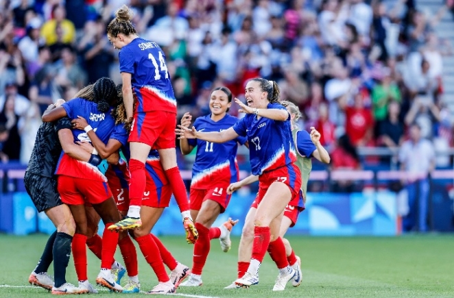 USA beat Brazil to claim Olympics women’s football gold in Paris USA beat Brazil to claim Olympics women’s football gold in Paris