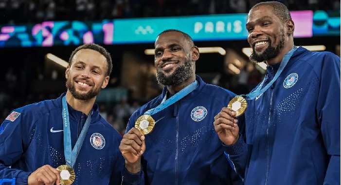 Team USA won gold in the men's basketball competition Team USA won gold in the men's basketball competition