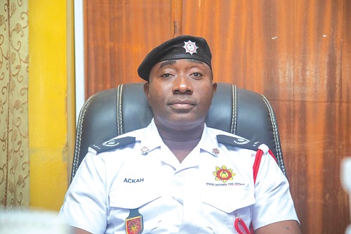 Desmond Essoun Ackah — Deputy National Public Relations Officer of the GNFS Desmond Essoun Ackah — Deputy National Public Relations Officer of the GNFS
