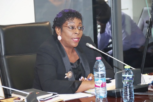 Justice Sophia Rosetta Oduokuwa Bernasko-Essah answering questions before the Appointments Committee of Parliament. Picture: ELVIS NII NOI DOWUONA Justice Sophia Rosetta Oduokuwa Bernasko-Essah answering questions before the Appointments Committee of Parliament. Picture: ELVIS NII NOI DOWUONA