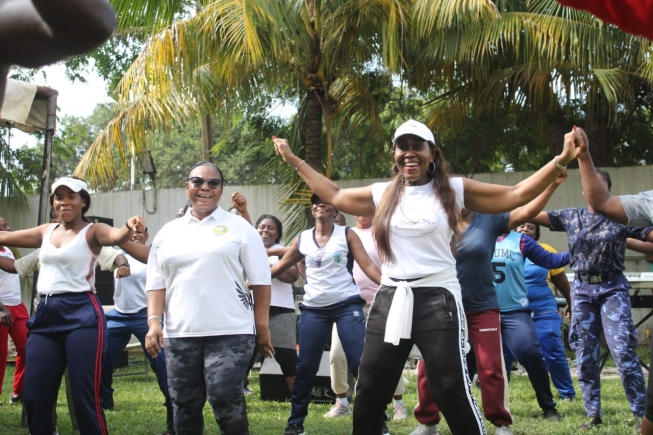 GRA Customs Division embarks on health walk