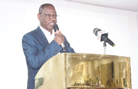 Dr Patrick Kuma-Aboagye (inset), Director-General, Ghana Health Service, addressing the participants Dr Patrick Kuma-Aboagye (inset), Director-General, Ghana Health Service, addressing the participants