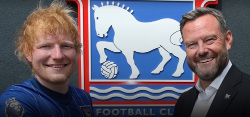 Singer Ed Sheeran acquires minority stake in Ipswich Town Singer Ed Sheeran acquires minority stake in Ipswich Town