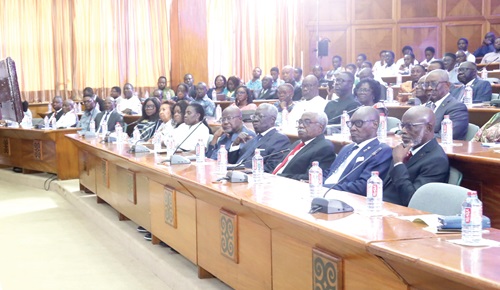 Participants in the lecture