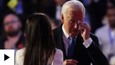 Joe Biden bids emotional farewell amid tears at Democratic convention