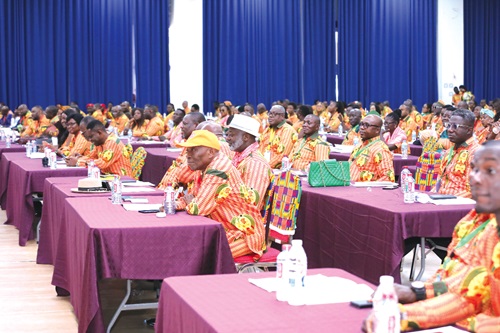 Trades Union delegates congress at Kasoa