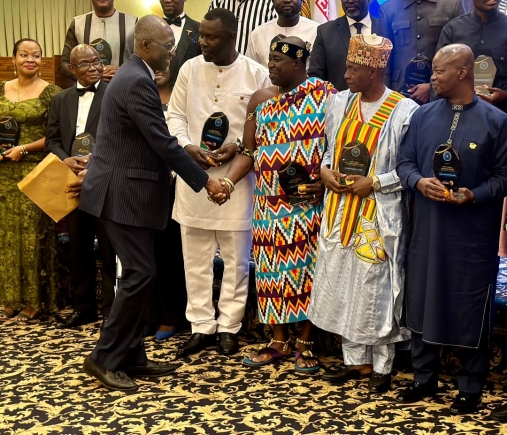 Nana Bediako Brogya Sarpong honoured at Corporate Ghana Hall of Fame Awards 2024
