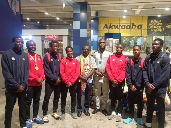 Golden Shuttlers receive heroic welcome in Accra after Badminton triumph Golden Shuttlers receive heroic welcome in Accra after Badminton triumph