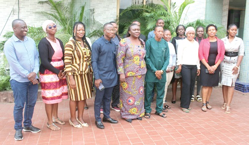 Harriet Nuamah Agyemang (5th from left), Country Director, SEND Ghana, with Mohammed Tajudeen Abdulai (6th from left), Programmes Officer, SEND Ghana, and other participants. Picture: ERNEST KODZI Harriet Nuamah Agyemang (5th from left), Country Director, SEND Ghana, with Mohammed Tajudeen Abdulai (6th from left), Programmes Officer, SEND Ghana, and other participants. Picture: ERNEST KODZI