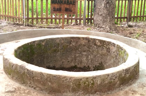 One of the wells from which water was fetched to bath the slaves