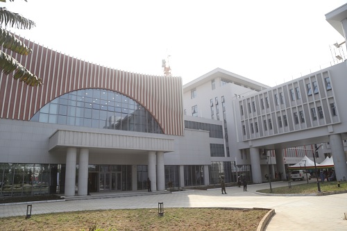 A portion of the expanded Foreign Affairs Ministry building in Accra. Pictures: SAMUEL TEI ADANO