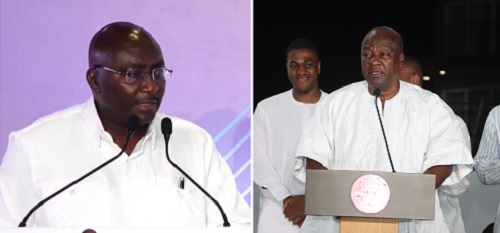 Dr Mahamudu Bawumia — Vice-President, John Dramani Mahama — President-elect Dr Mahamudu Bawumia — Vice-President, John Dramani Mahama — President-elect