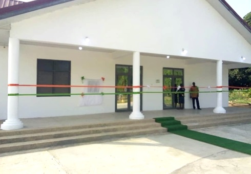 Front view of the inaugurated children’s ward Front view of the inaugurated children’s ward