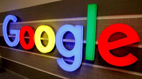 An illuminated Google logo is seen inside an office building in Zurich, Switzerland December 5, 2018. REUTERS Google