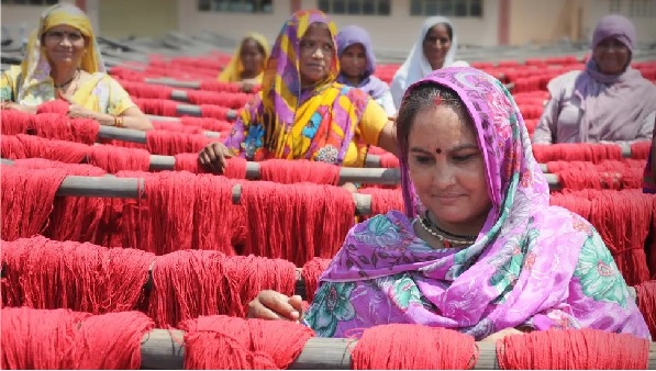 Thousands of people are working in the carpet industry in Jammu and Kashmir