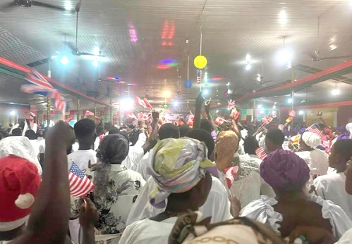 The crowd at some of these churches was massive 