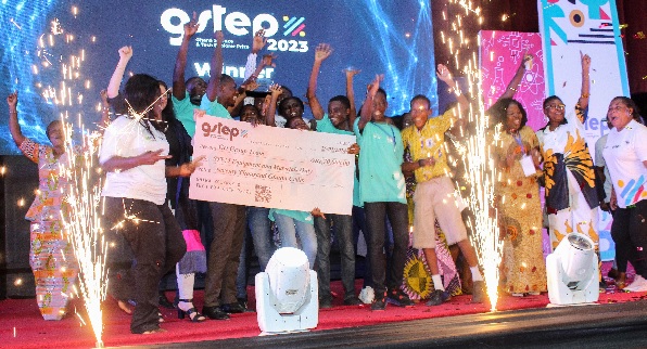 GET Group are winners of 2023 GSTEP Challenge. Photos by: Ernest Kodzi GET Group are winners of 2023 GSTEP Challenge. Photos by: Ernest Kodzi