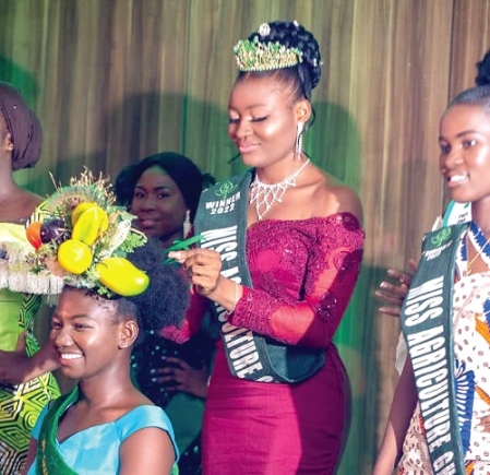 FLASHBACK: Ruth Adolwina Awintanga, Miss Agriculture 2023, being decorated