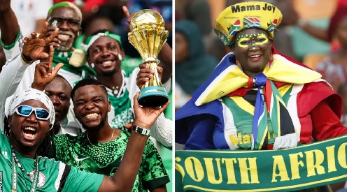 Nigeria and South Africa fans have been out in force at the 2023 Afcon finals, but only one set of supporters will have a final to look forward to AFCON