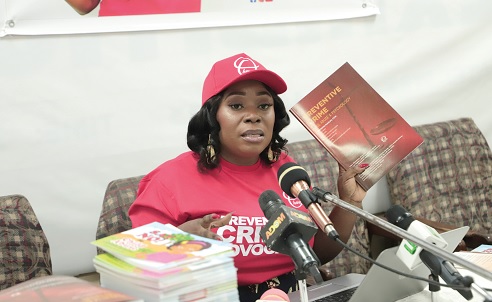 Mary Ohenewaa Afful, Human Rights Lawyer, with one of her books. Picture: EDNA SALVO-KOTEY Mary Ohenewaa Afful, Human Rights Lawyer, with one of her books. Picture: EDNA SALVO-KOTEY