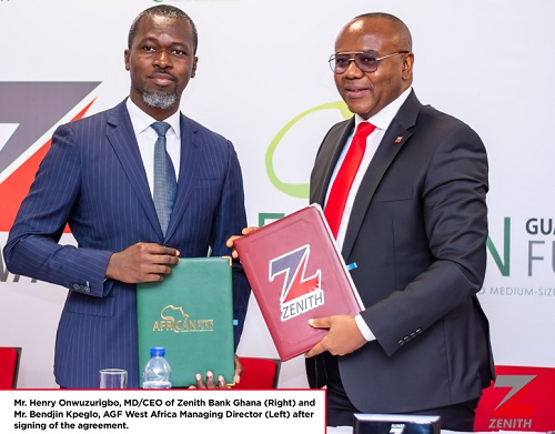 Zenith Bank Ghana and African Guarantee Fund partner to empower Ghanaian MSMEs