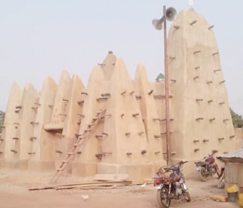 The reconstructed ancient Bole mosque The reconstructed ancient Bole mosque