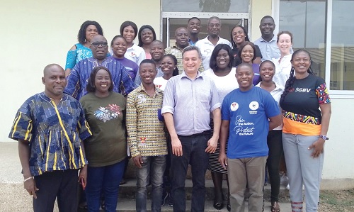 Dr Alvaro Bermejo (4th from left, front row) with his team and officials of the PPAG after inspecting the facility Dr Alvaro Bermejo (4th from left, front row) with his team and officials of the PPAG after inspecting the facility