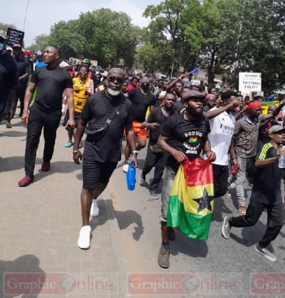 Hundreds join "Save Ghana football" demonstration Hundreds join "Save Ghana football" demonstration