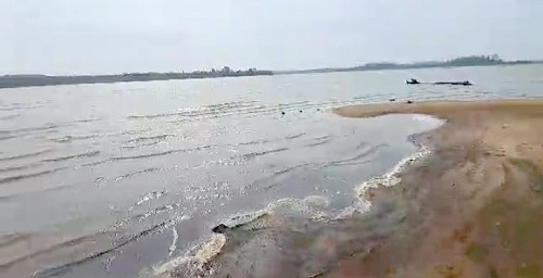 The dam from which water is pumped to the Baifikrom Waterworks for treatment is at critically low levels The dam from which water is pumped to the Baifikrom Waterworks for treatment is at critically low levels