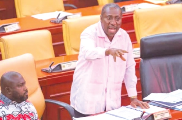 Alexander Afenyo-Markin advocating for substitution of incarceration with community service for those engaged in and promoting homosexuality