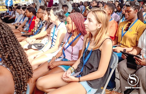 The participants in the 2024 Association of International Schools in Africa Global Issues Service Summit in Accra