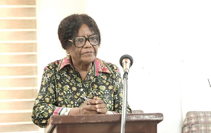 Hamida Harrison (left), Convenor of the Women’s Manifesto Coalition, addressing participants in the press conference. Picture: EDNA SALVO-KOTEY Hamida Harrison (left), Convenor of the Women’s Manifesto Coalition, addressing participants in the press conference. Picture: EDNA SALVO-KOTEY