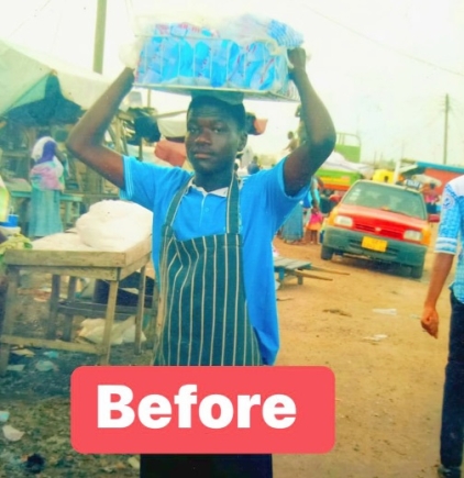 Ernest started hawking pure water at the age of 17 Ernest started hawking pure water at the age of 17