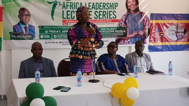 Managing Director of Eswatini Bank speaks at UDS African Leadership Lecture Series today