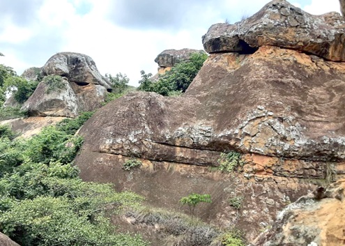 The rocky nature of the area The rocky nature of the area