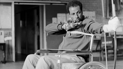 Aside from archery, Bikila also tried his hand at table tennis and sleigh-riding