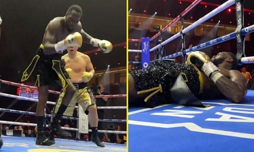 VIDEO: Watch how Deontay Wilder was brutally KO'd by Zhilei Zhang VIDEO: Watch how Deontay Wilder was brutally KO'd by Zhilei Zhang