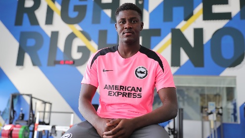Brighton unveils Ghana forward Ibrahim Osman
