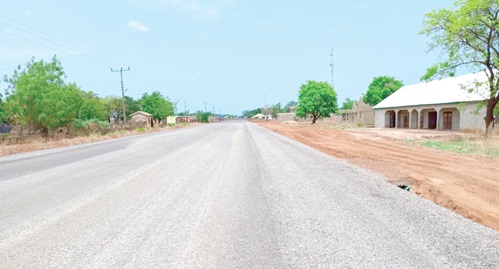 Yagaba-Kubori-Mankarigu Road being worked on 