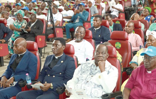 Some clergymen at the launch. Pictures: GCK media team  Some clergymen at the launch. Pictures: GCK media team