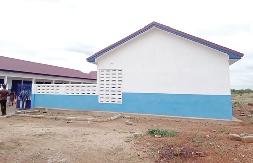 A school block constructed for the commencement of a new SHS at Yizesi 