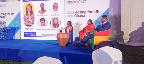 Some alumni of the British Council sharing their experiences at the event Some alumni of the British Council sharing their experiences at the event