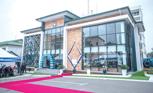 Front view of the Police shop