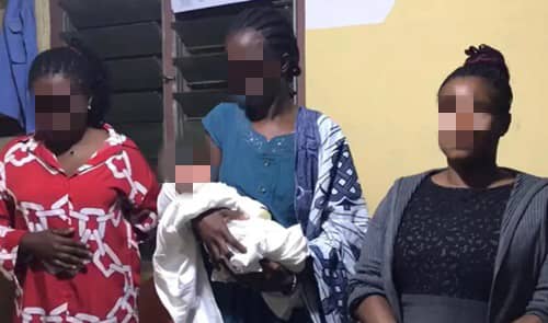 Three persons arrested for allegedly stealing week-old baby Three persons arrested for allegedly stealing week-old baby