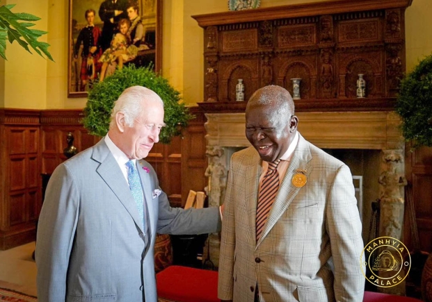 Asantehene's first visit to King Charles III after his coronation